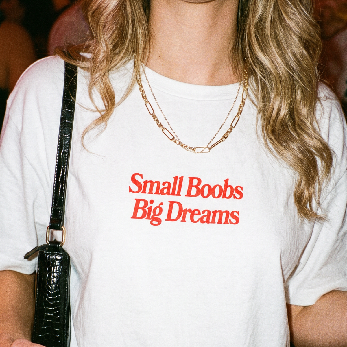 T-shirt  Small boobs, big dreams