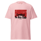 T-shirt Certified no bra club