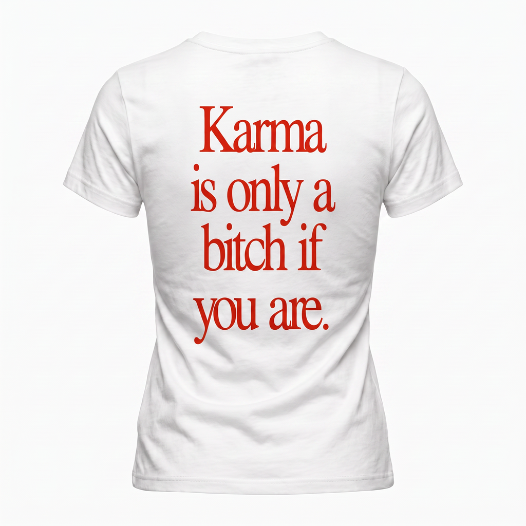 T-shirt Karma is only a bitch if you are