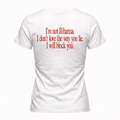 T-shirt I'm nit rihanna