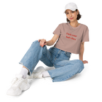 Crop top fuck your bad vibes